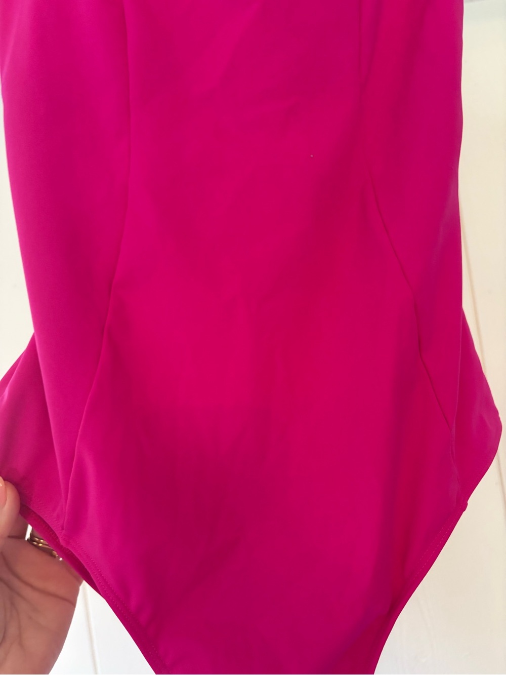 Ta3 Hot Pink Lace-Up One-Piece Swimsuit - Picture 11 of 12